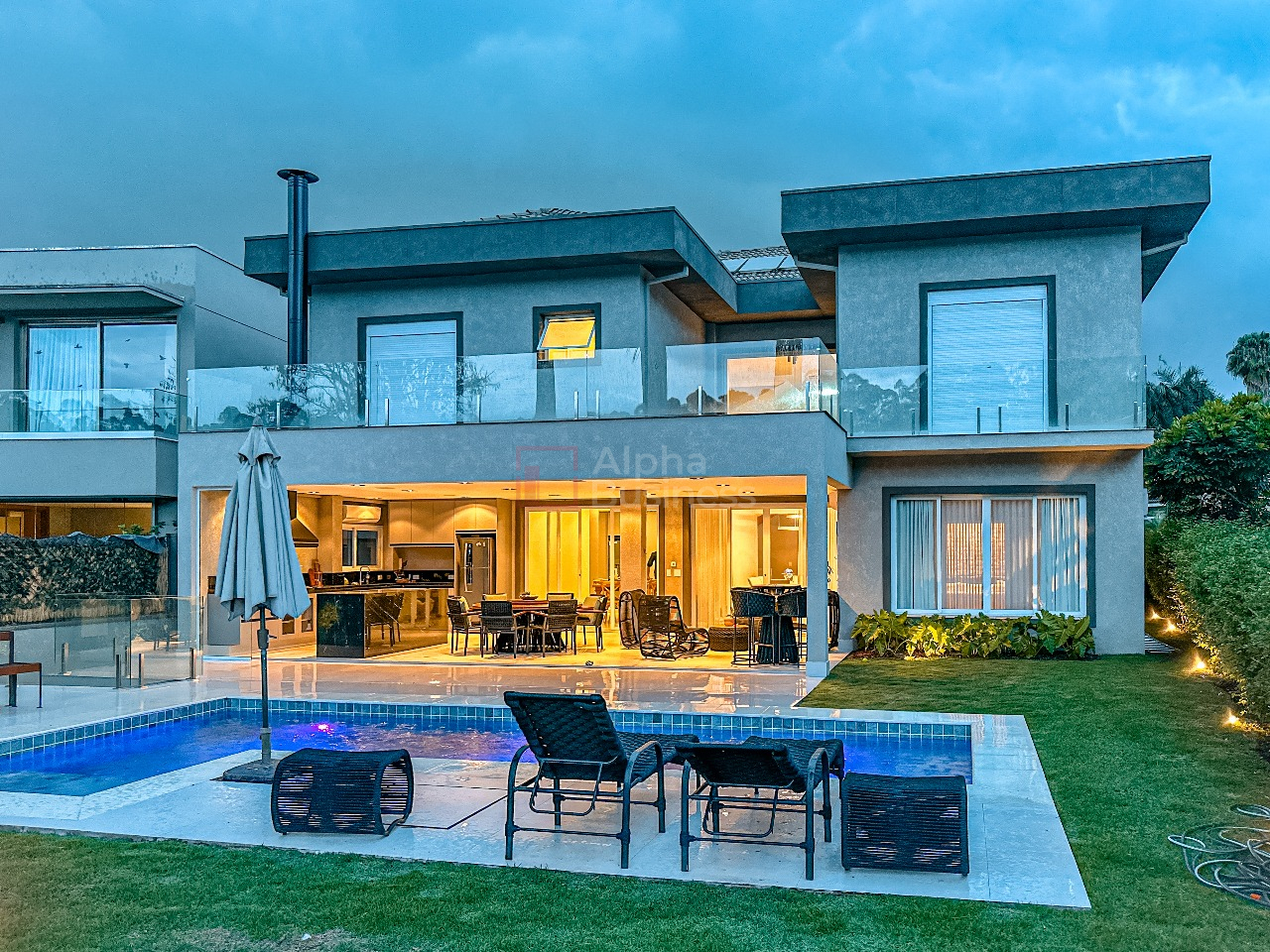 Casa com 4 suítes à venda, 540m por R$ 9.300.000 – Alpha Conde – Barueri/SP - view 1