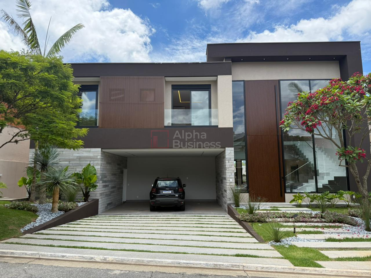 Casa com 5 suítes à venda, 465 m² por R$ 6.900.000 – Alphaville 5 – Santana de Parnaíba/SP - view 1