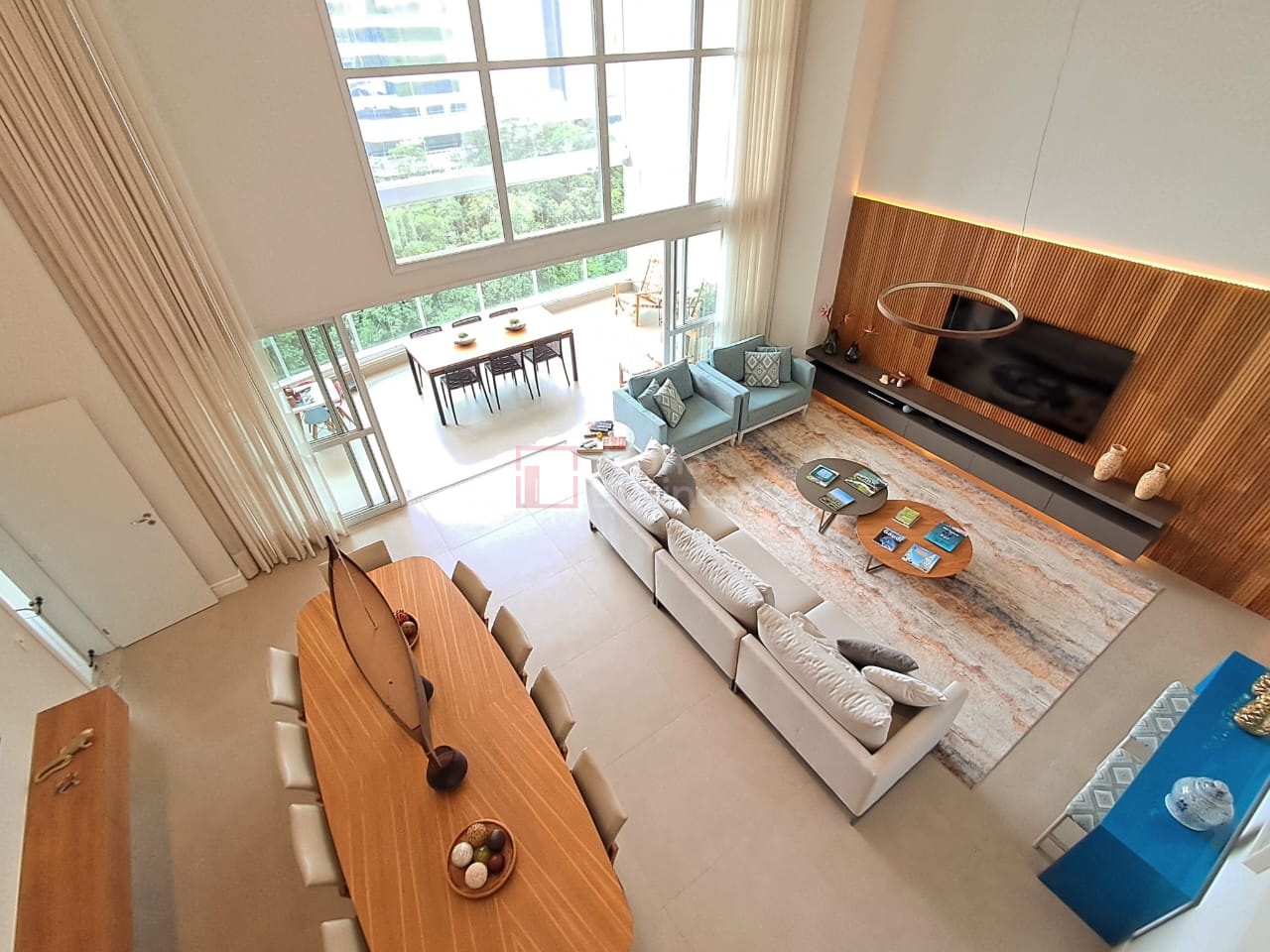 Apartamento mobiliado com 4 suítes à venda, 328 m² por R$ 5.500.000 – The Lake Gramercy Park – Barueri/SP - view 1