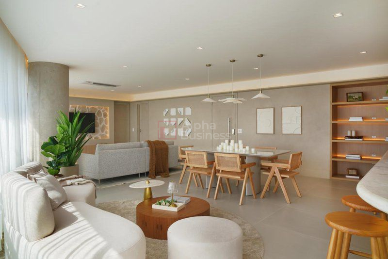 Apartamento mobiliado com 3 suítes, 180 m² – venda por R$ 4.150.100 ou aluguel por R$ 34.325/mês – Edifício Level – Barueri/SP - view 1