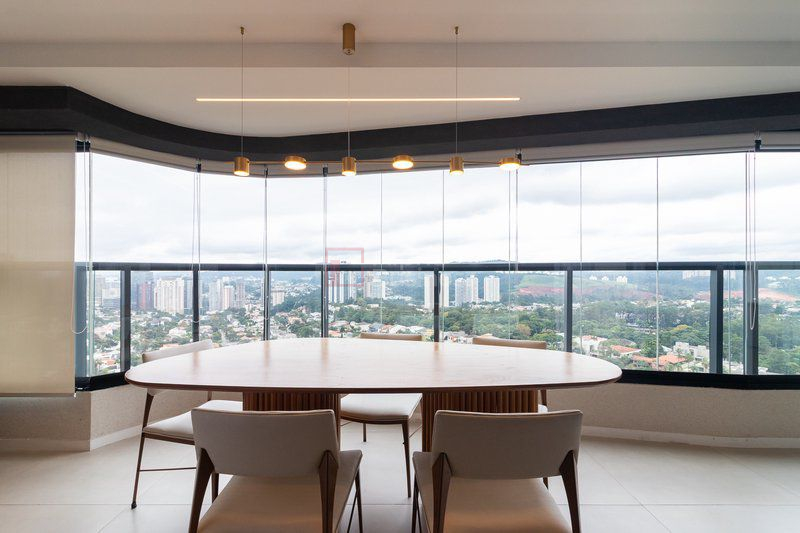 Apartamento mobiliado com 3 dormitórios (02 suítes) para alugar, 124 m² por R$ 21.300/mês – Oka Mamoré – Barueri/SP - view 1