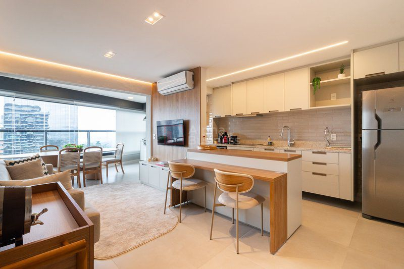 Apartamento mobiliado com 2 suítes para alugar, 89 m² por R$ 14.999/mês – Oka Mamoré – Barueri/SP - view 1